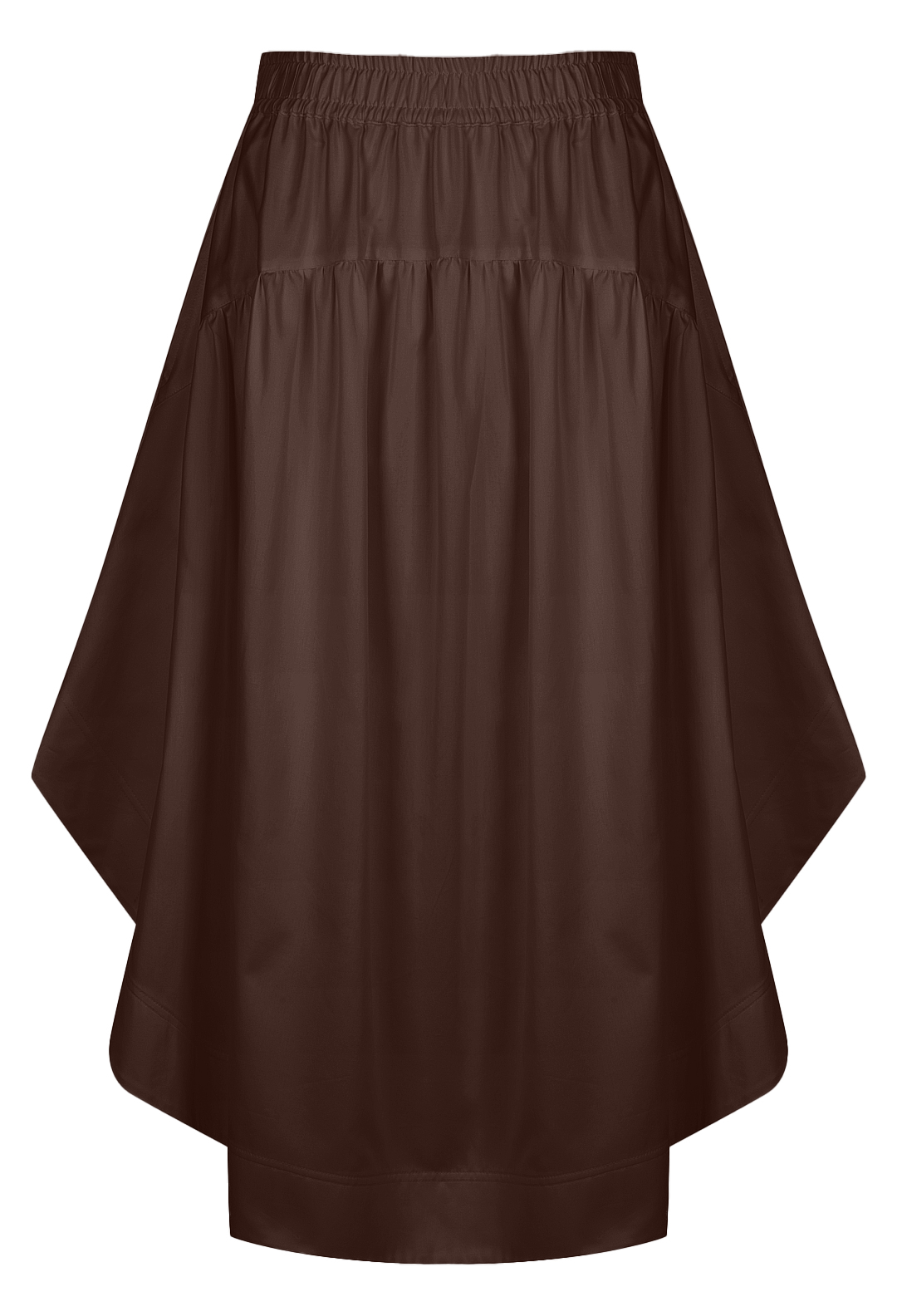 Asymmetrical clearance circle skirt