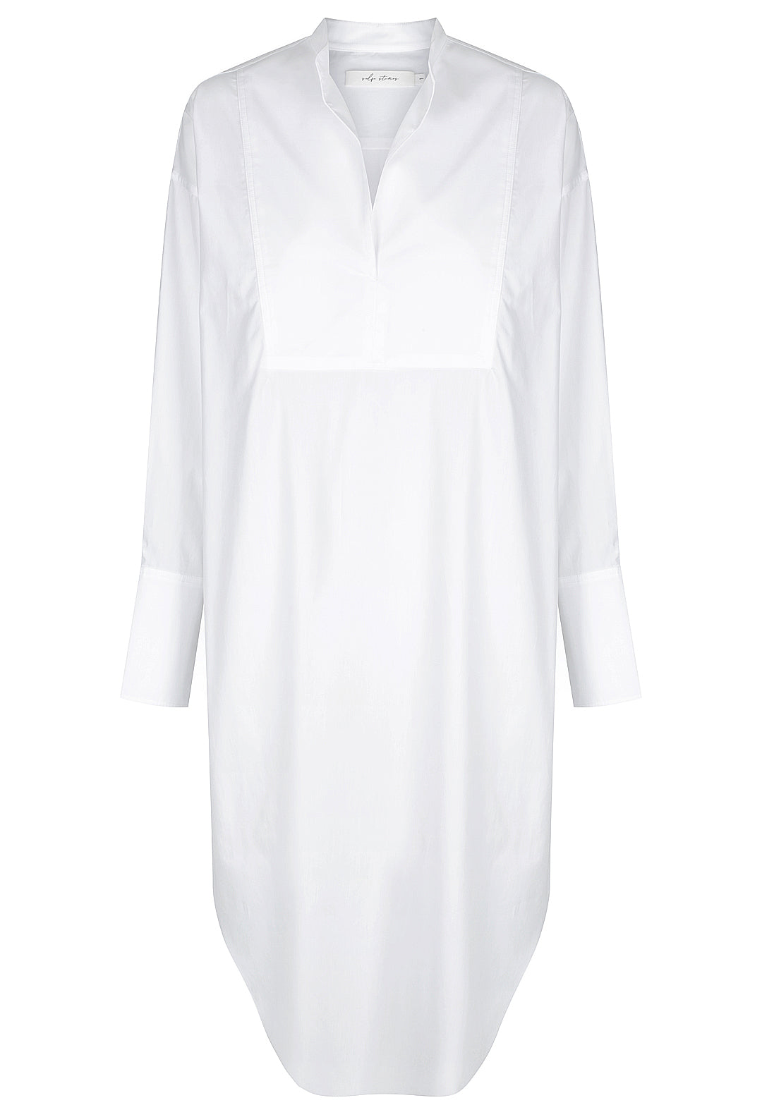 Classic bib shirtdress