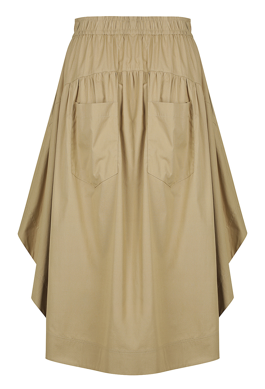 Cotton Gathered Circle Skirt