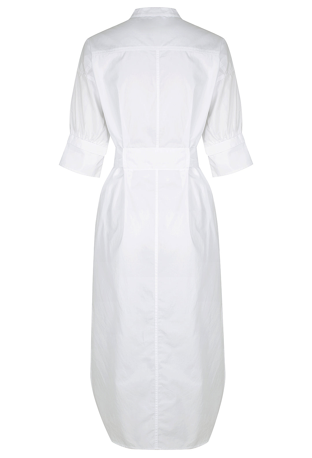 Short Sleeve Bib Shirtdress