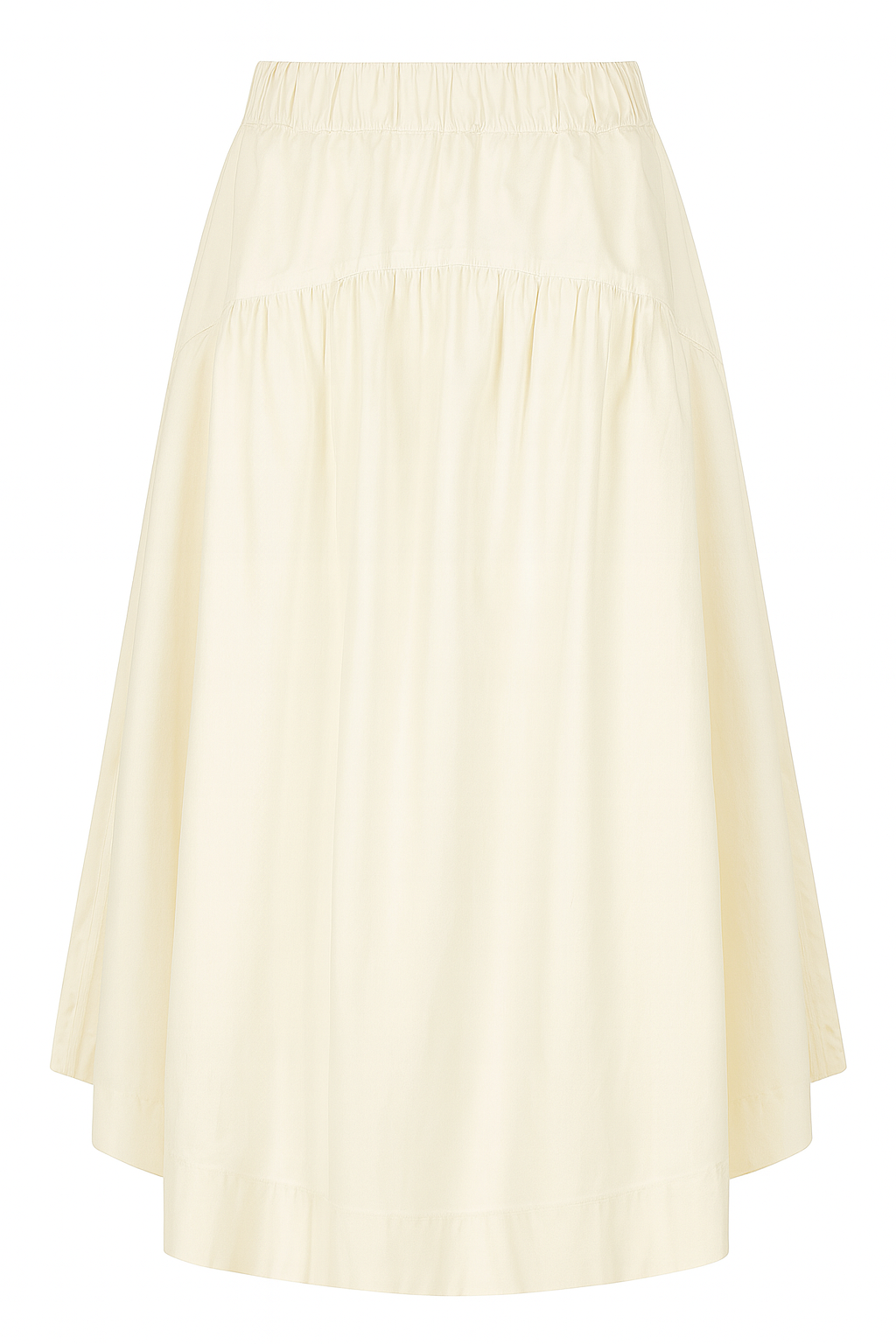 Cotton Gathered Circle Skirt