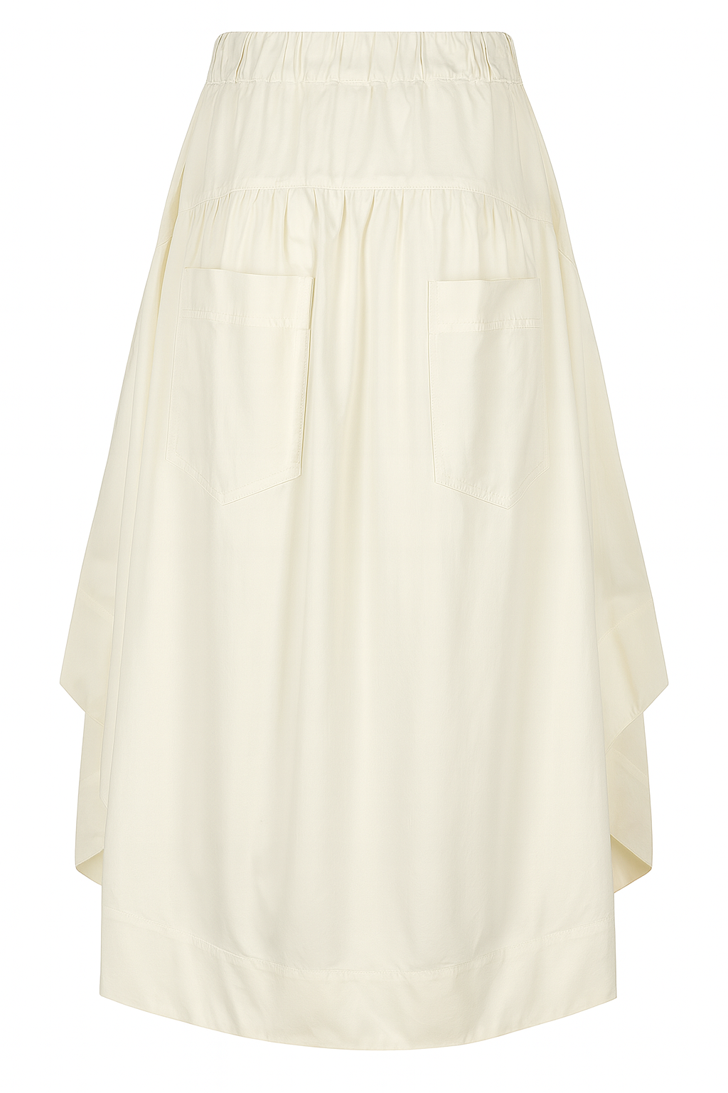 Cotton Gathered Circle Skirt