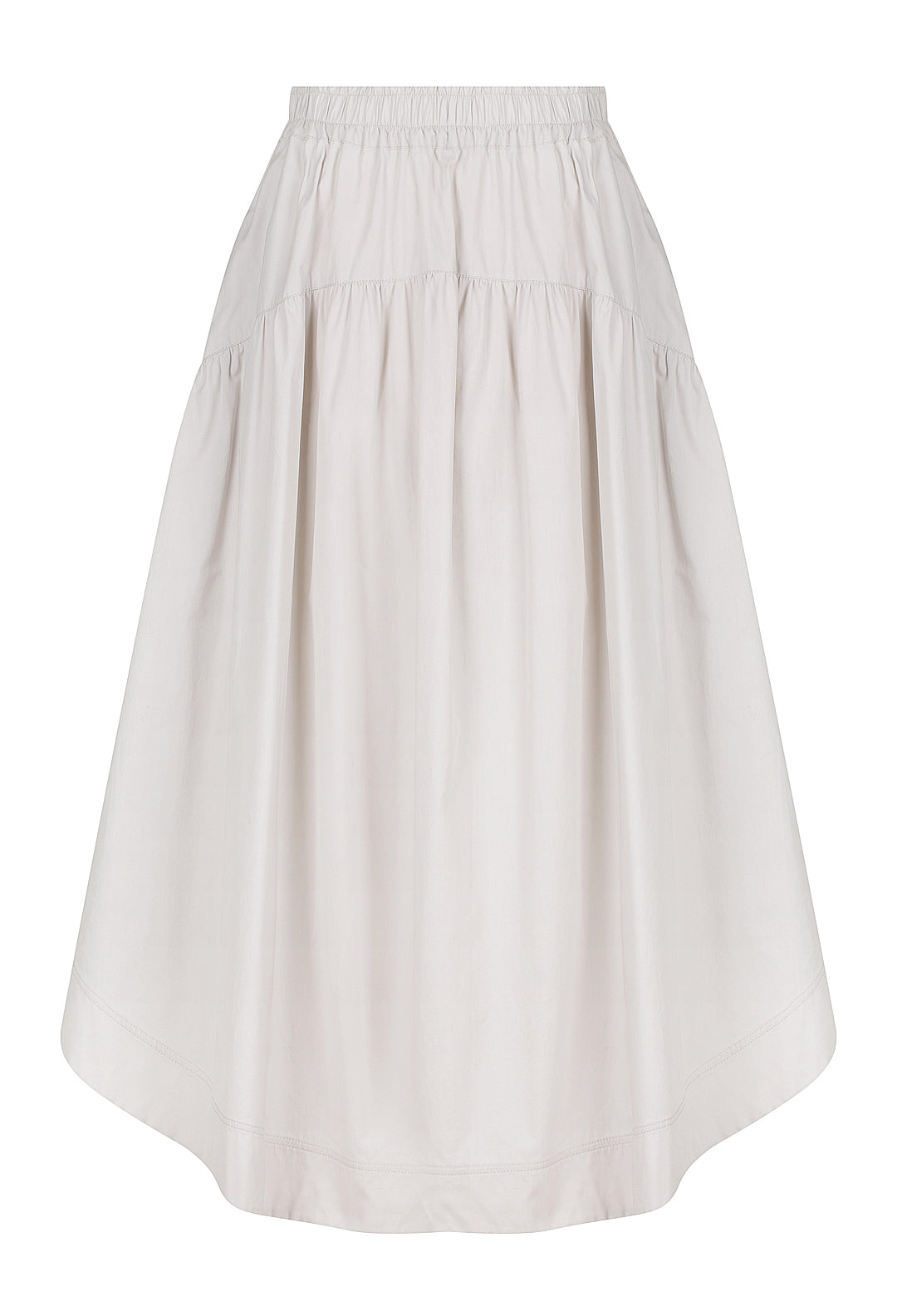 Cotton Gathered Circle Skirt
