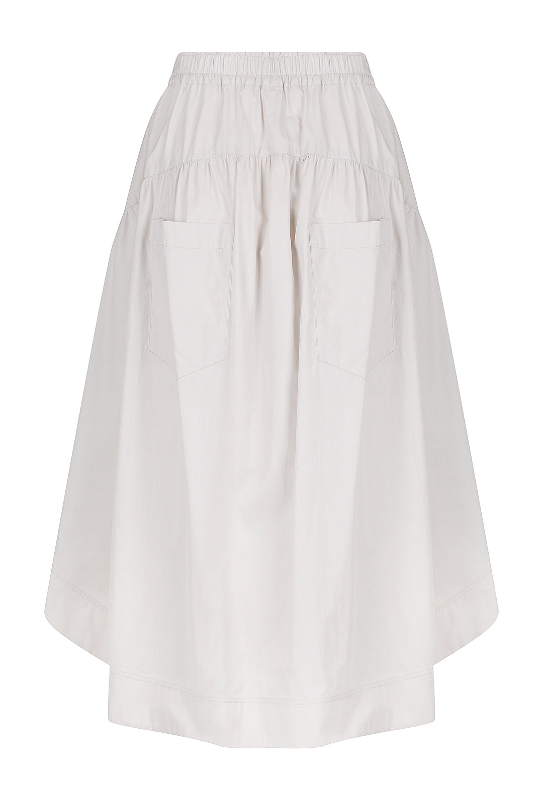 Cotton Gathered Circle Skirt