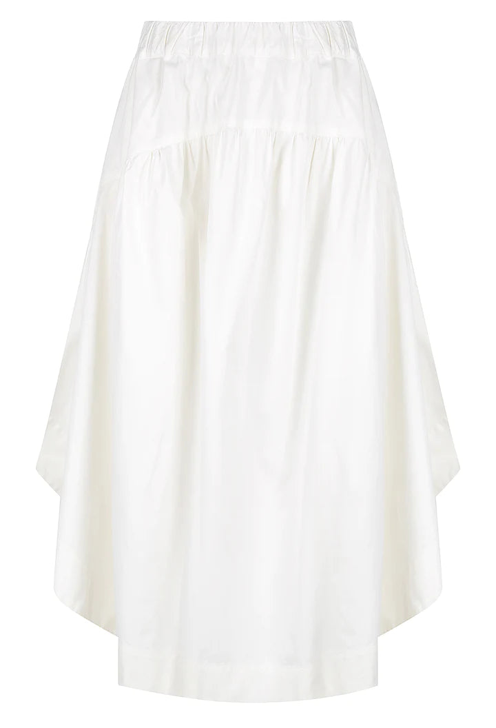 Cotton Gathered Circle Skirt