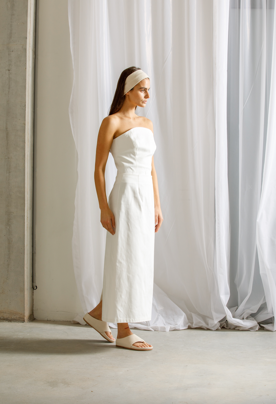 Cotton Canvas Bustier