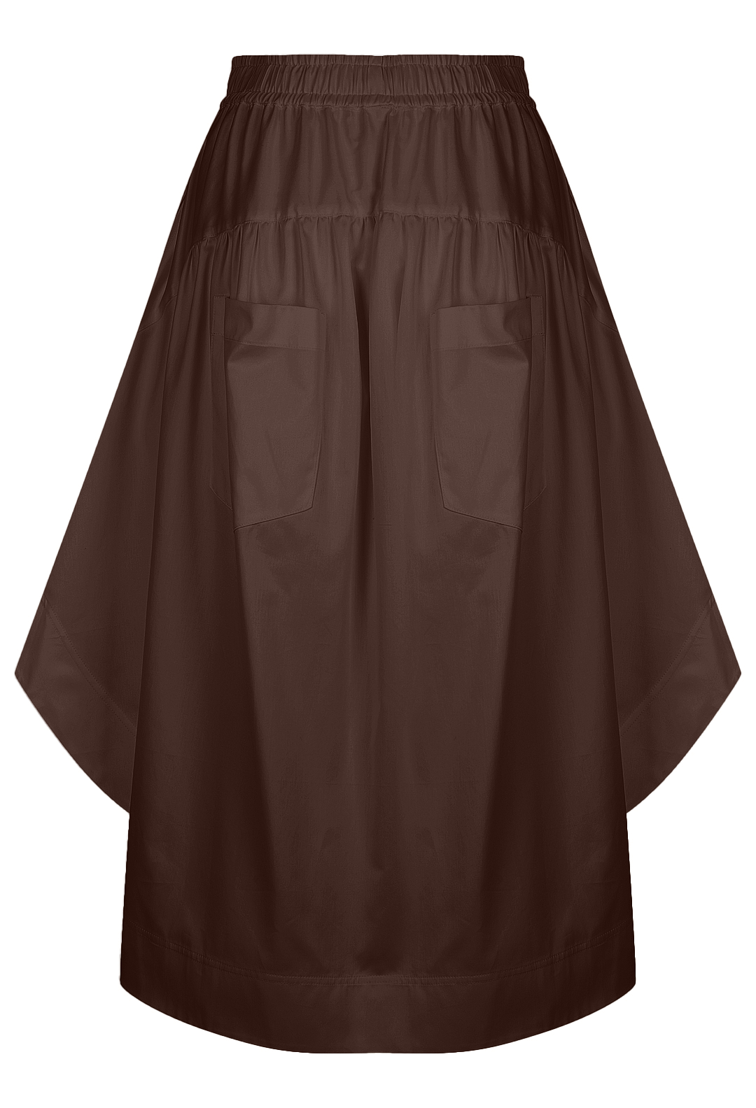 Cotton Gathered Circle Skirt