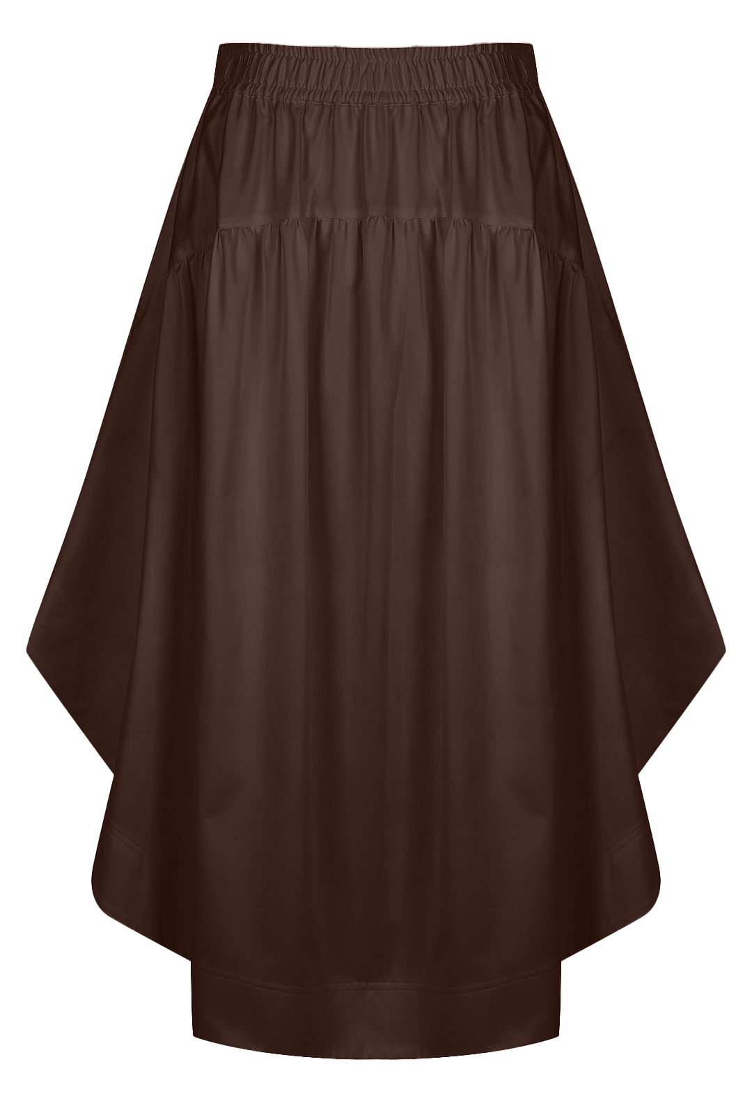 Cotton Gathered Circle Skirt