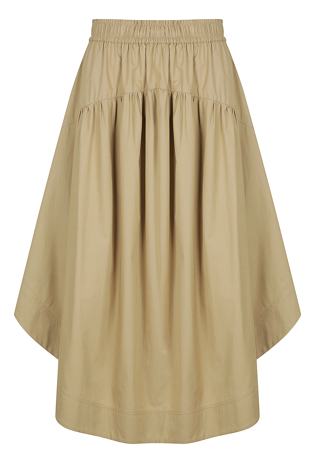 Cotton Gathered Circle Skirt