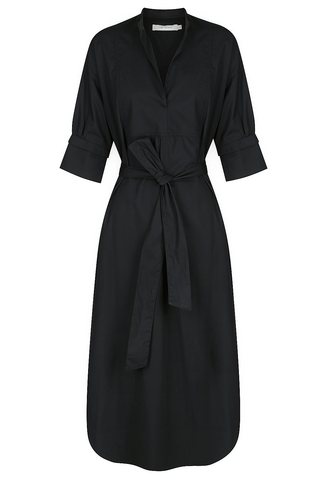 Short Sleeve Bib Shirtdress