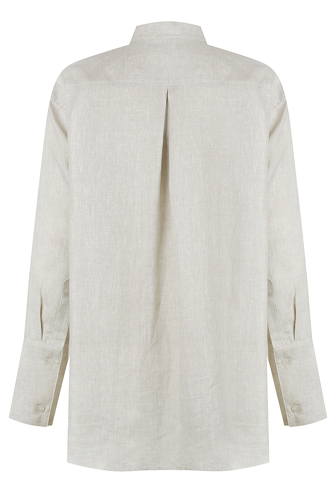 Long Sleeve Linen Pocket Shirt