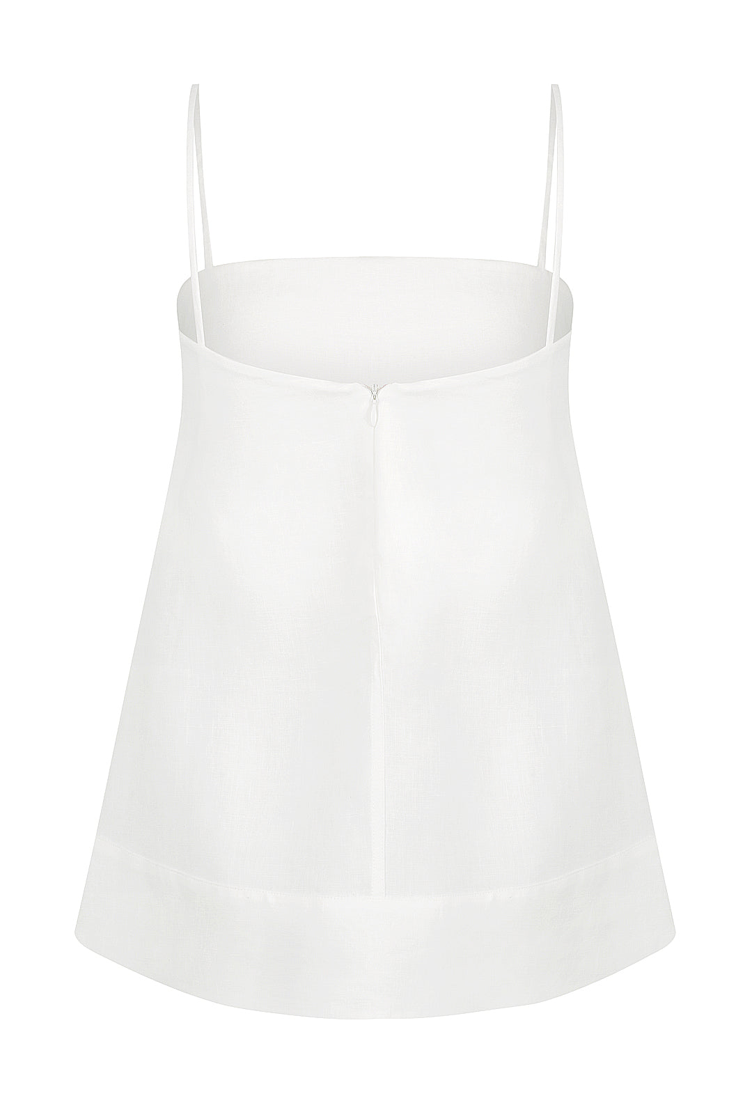Linen square neck cami