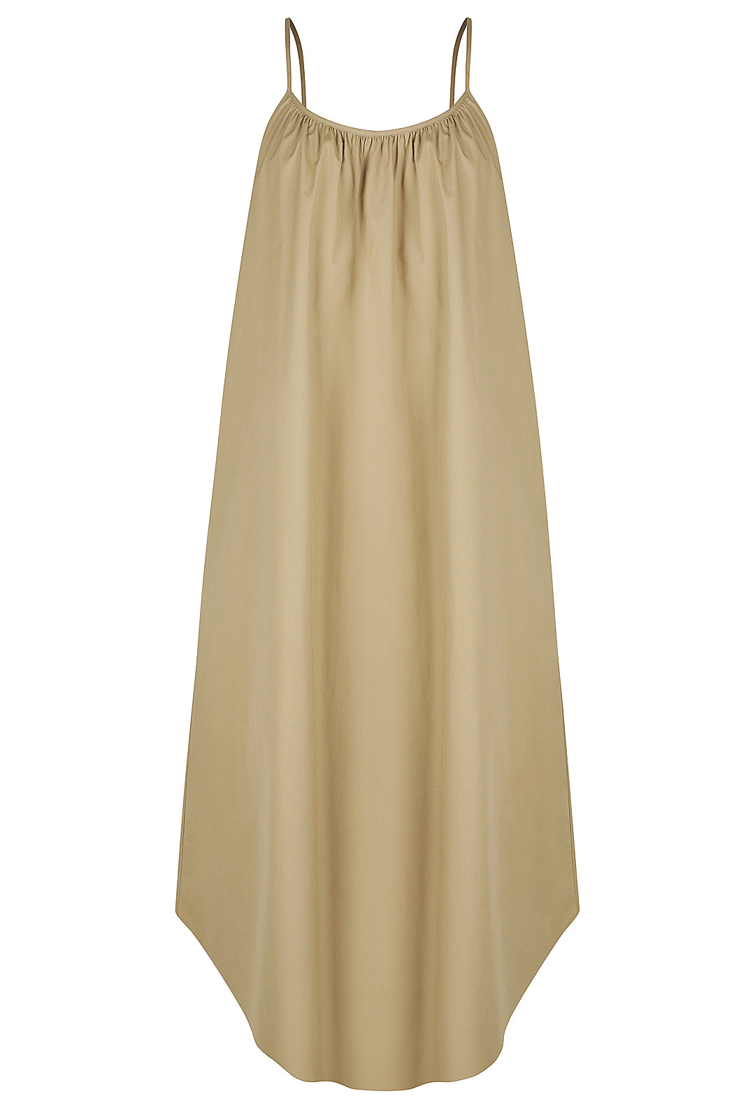 Cotton Gathered Circle Dress