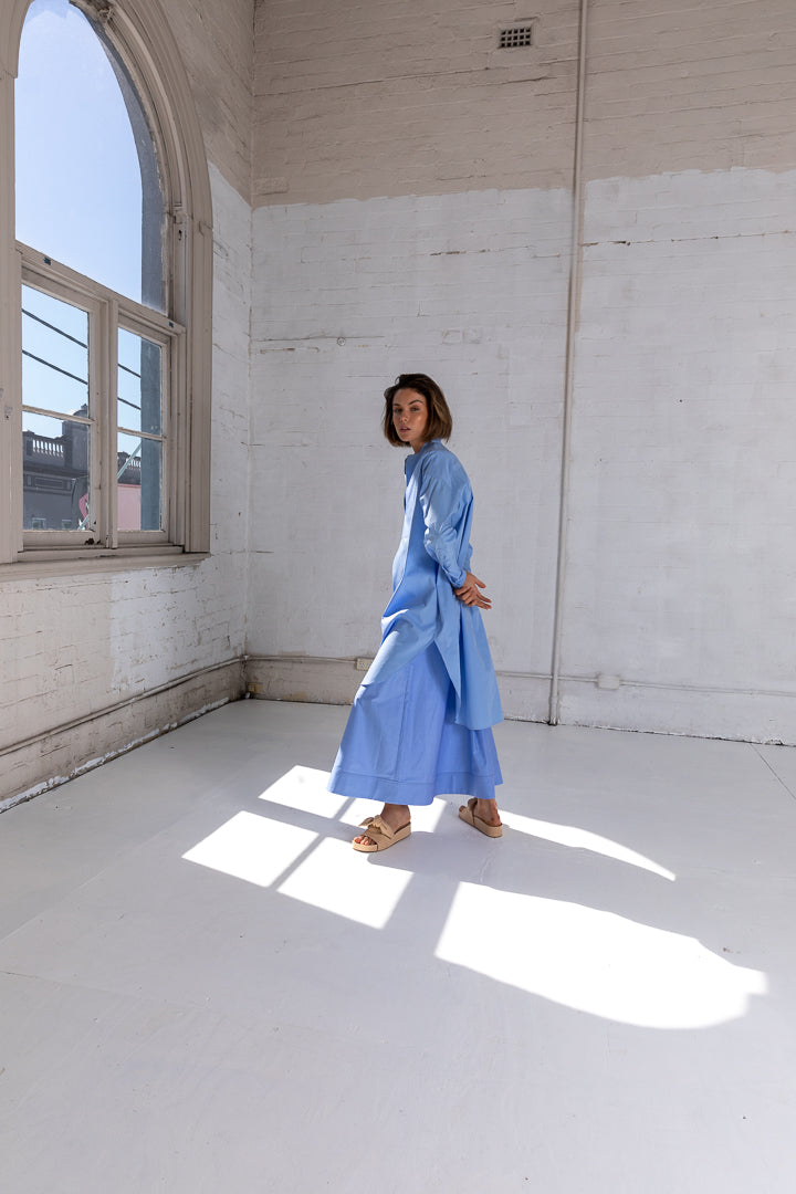 A-line pleat skirt
