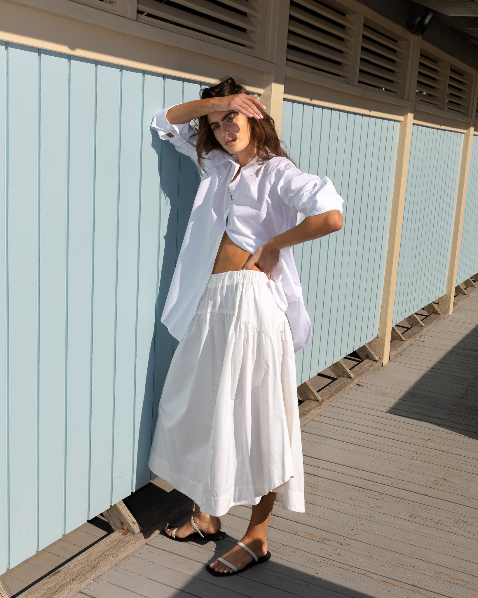 Gathered Circle Skirt