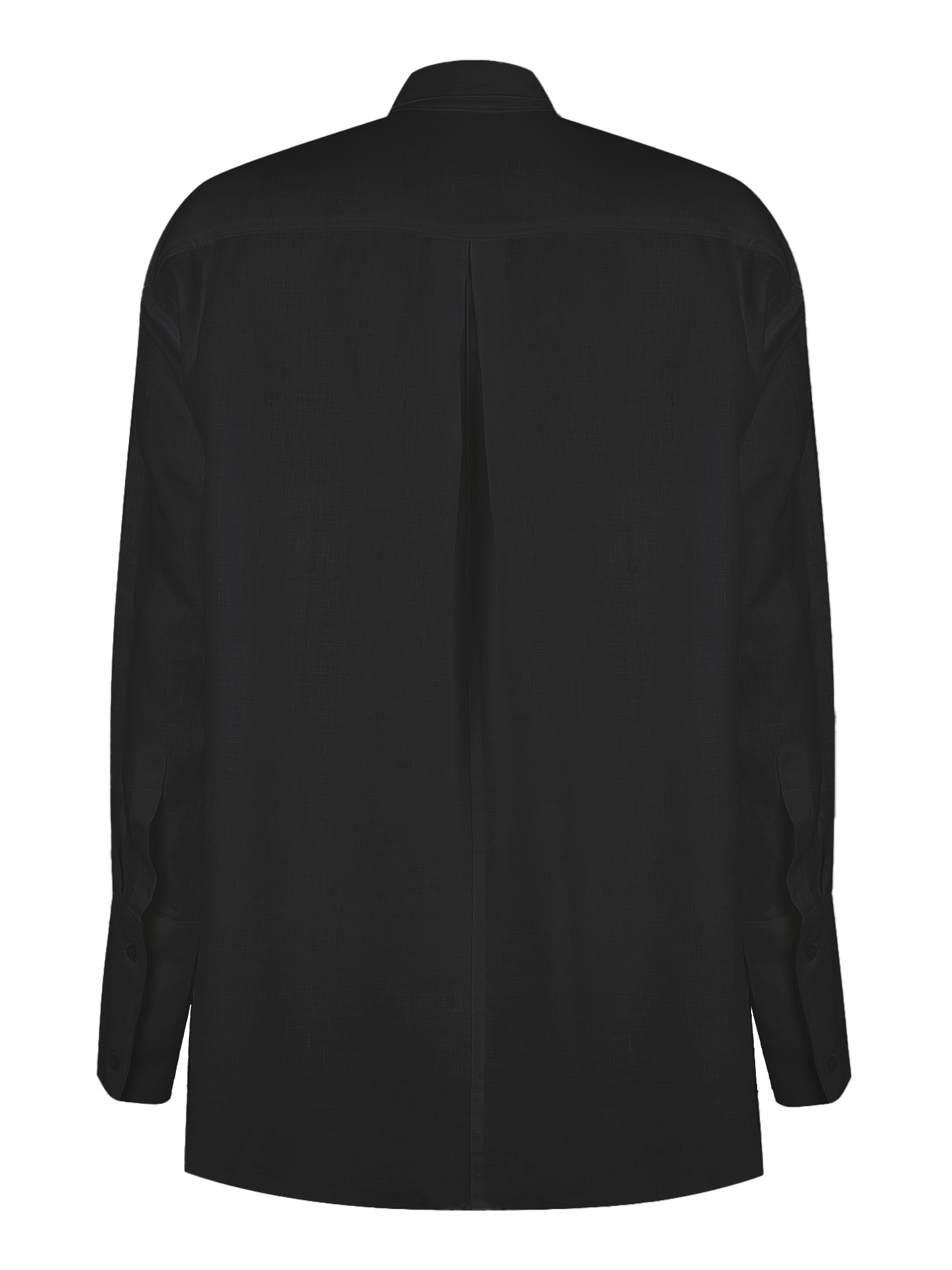 Long Sleeve Linen Pocket Shirt